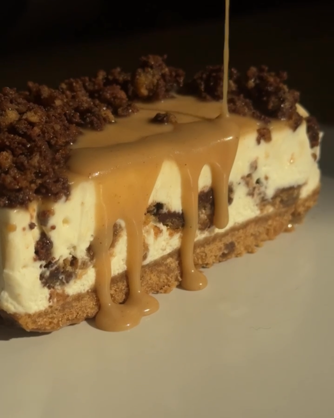 تشيز كيك لفائف القرفة